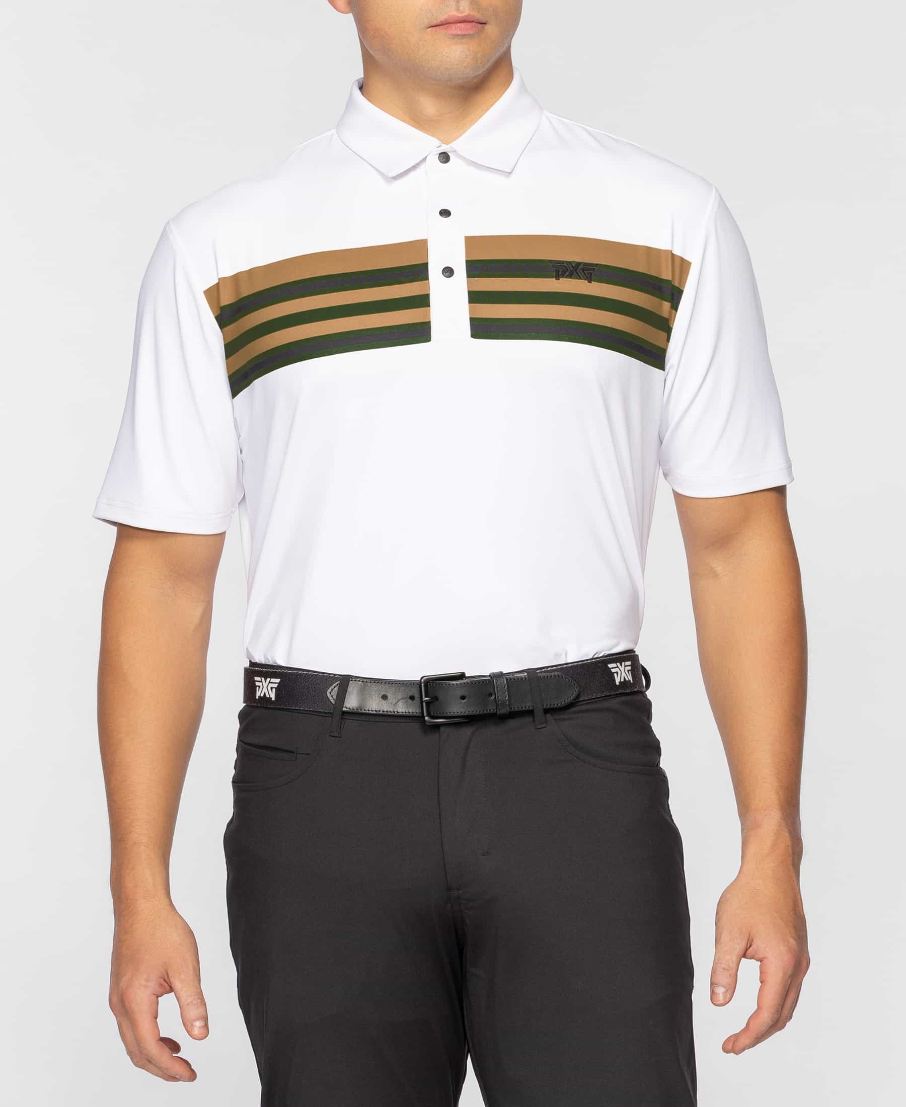 Men's Retro Stripe Polo 